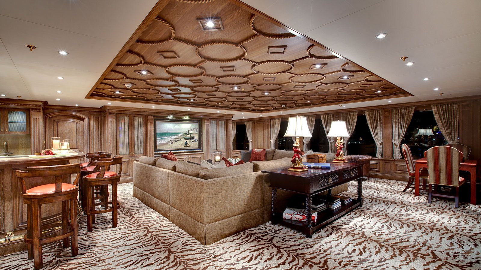 Designing the interior of a sustainable superyacht